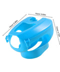 Pro Grade Pigeon Injection Holder For Easy Medicine Feeding, blue plastic, hollow out design, 5.90 x 4.72 x 3.93 inches