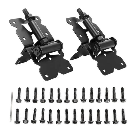 Complete Gate Hinge Kit For Fence Garden Door And Window Hardware Locks With Easy Install No Fuss Includes Screws Brackets