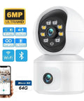 6Mp Dual Lens Wifi Ip Camera With Built In Screen Features Ai Human Detection Smooth Auto Tracking and Flat Out Reliable Ptz Pan Tilt Zoom Tech