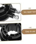 Close-up of Rotary Coupler Tire Changer Tool for Quick Tire Removal and Installation Air Valve Adapter for Auto Shops and DIY Enthusiasts