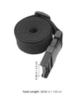 Adjustable Nylon Webbing Strap 59 By 1 Inch with Side Release Buckle for Camping Gear Luggage and Outdoor Gear Secure Tie Down