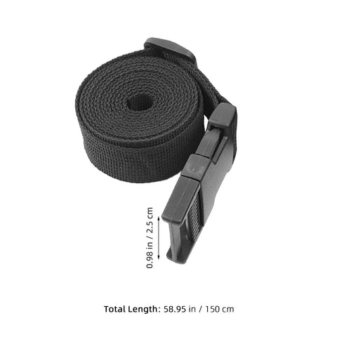 Adjustable Nylon Webbing Strap 59 By 1 Inch with Side Release Buckle for Camping Gear Luggage and Outdoor Gear Secure Tie Down