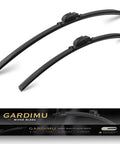 Top Tier Front Windshield Wiper Blades Two Pack Fit Lexus Es 2013 To 2025 with flexible synthetic rubber and metal frames.