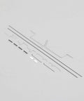 Pushrods Set for UMX Timber RC Airplane Hardware and Linkages Upgrade Durable Control Rods for Smooth Flight Controls Easy Install Ideal Spare Part for Mini RC Planes and Hobby Flyers, metal rods and links