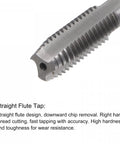 Close-up of Go To 5/16-20 UN Straight Flute Tap, titanium plated for precise threading and durable pro grade performance.