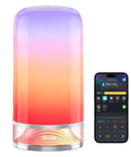 Lit RGBIC Smart Table Lamp 2 With Touch Control, 64 Scene Modes And Matter SmartThings Alexa Compatibility beside smartphone app