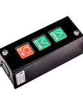 Rugged Commercial Garage Door Opener With Three Button Wall Mount Control Station Running Butter Smooth For Your Warehouse features three buttons.