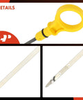 5.0L V8 Engine Oil Dipstick For Ford F-150 And Mustang 2011 2012 2013 2014 Replaces BR3Z6750A BR3Z-6750-A close-up details