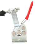Horizontal Toggle Clamp Set For Welding And Drill Presses Built-Tough Heavy-Duty Carbon Steel Fixture With Rust-Proof Electroplated Finish