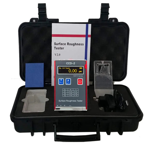 Portable Surface Roughness Tester Handheld Profilometer For Metal And Non Metal Surfaces Ra 0.05 To 15.0 Um Rz 0.1 To 50 Um USB Data Output Real Time Battery Meter Built For On The Go Precise Finishes