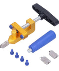 Handheld Glass Tile Cutter, Dope Pro Grade Manual Glass Cutter With Aluminum Alloy Handle for 3 to 15mm mirror and tile set