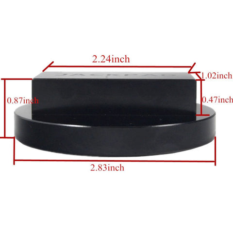 Jack Pad Adapter, anodized black, 1-pc replacement for BMW jack points compatible with multiple BMW models