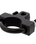 Three Eighths Inch Inner Tie Rod Tool, Low Profile Design For Easy Inner Tie Rod Removal And Installation, Fits Standard Tie Rods With Smooth Ends Between Top And Bottom Components, Heavy Duty Auto Repair Hand Tool, black steel clamp view