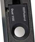 Bass Drum Trigger For Hybrid Drumming With Dual Head And Rim Triggers, Adjustable On Metal Hoops, Works With TM-2 Trigger Module