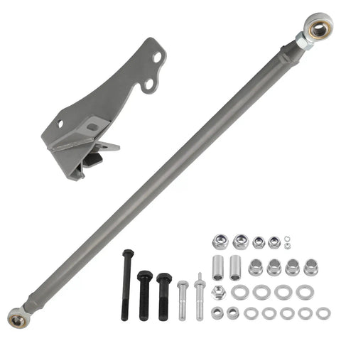 Adjustable Front Track Bar For RAM 1500 2500 3500 4WD 1994 To 2002 Heavy Duty Steering Stabilizer Replacement For Lifted Rigs Reduces Wobble And Improves Handling., adjustable steel track bar with bracket and hardware