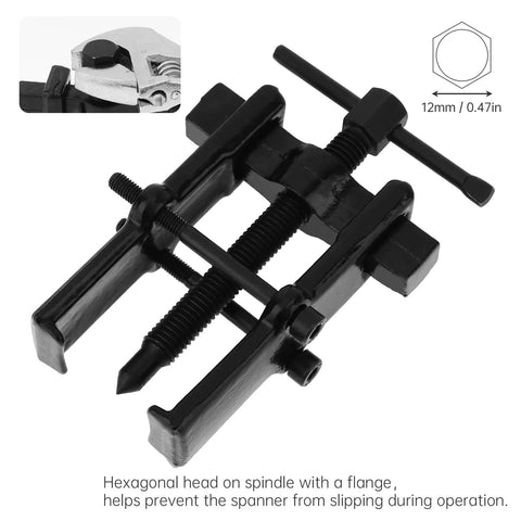 ChgImposs 3-inch two-jaw gear puller, adjustable CR-V steel bearing/gear separator for removing bearings and pulleys.