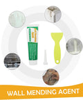 Two Pack Wall Repair Cream Kit With Scraper And Precision Applicator For Quick Interior And Exterior Crack Repair Self Adhesive Paste