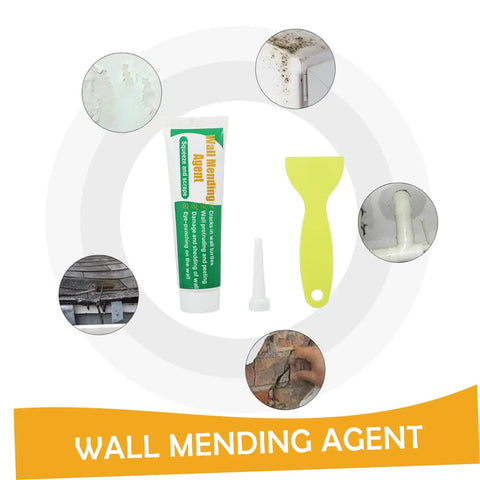 Two Pack Wall Repair Cream Kit With Scraper And Precision Applicator For Quick Interior And Exterior Crack Repair Self Adhesive Paste
