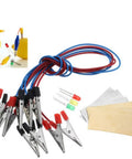 Hands On Fruit Battery Kit With Light Emitting Diode For Lemon Potato Orange Power Experiments A Fun STEM Learning Tool