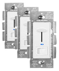 Must Have Dimmer Light Switch With Blue Indicator LED When Load Is Off, 3 Way Or Single Pole Dimmer, 600 Watt Max, 3 switches