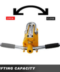 Lifting Magnet With Release 2200 Pound Capacity Neodymium Permanent Magnet Lifter With Anti-Slip Handle