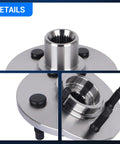 Rear Wheel Bearing And Hub Assembly 5 Lug Non ABS Fit Ford Explorer Mercury Mountaineer Lincoln Aviator And Explorer Sport Trac 2002 2010 2003 2005 2007 2010 Rear Left And Right Sides, close-up view