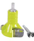 Killer One Inch Tenon Cutter With Beefy Twin Blades And Built In Scale Fits Half Inch Drills And Up solid green aluminum body