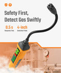 Pen Style Gas Leak Detector With Four Inch Probe For Sniffing Out Natural Gas And Propane Leaks Tracks Percent Lel with flexible probe
