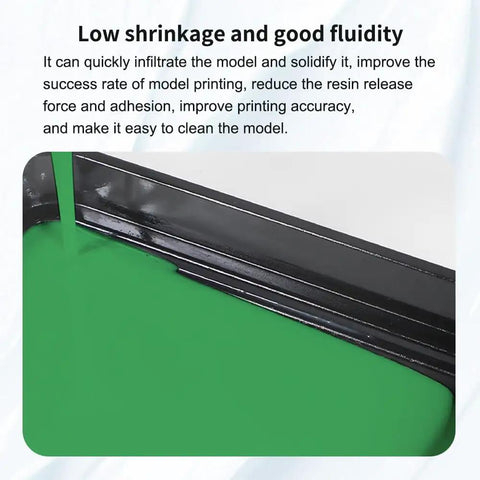 Kick Your Dental Lab Into High Gear With This Top Shelf Castable Resin For DLP LCD UV Curing 3D Printer Featuring Ultra Low Shrinkage And Near Zero Ash Residue For Dead On Precise Crown Castings In Vivid Green One Kilogram Pack