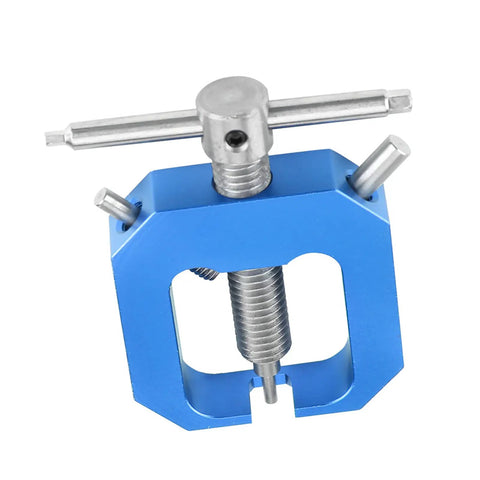 Heavy Duty Rc Motor Gear Puller For Hpi Axial Hsp Scx10, blue steel pinion remover tool for maintenance and repairs.