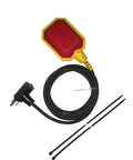 Universal Sump Pump Float Switch With Ten Foot Tether And Piggyback Plug For Grinder Septic Pump And Sewage Systems