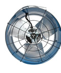 Heavy Duty Whole House Fan delivers 5665 cfm airflow with a protective grille for large room cooling.