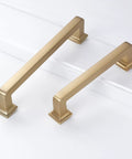 10 Pack 5 Inch 128mm Champagne Bronze Cabinet Handles Gold Kitchen Cabinet Pulls Solid Zinc Alloy Durable Drawer Pulls For Cabinets And Dressers Center To Center 5 Inch Length Modern Elegant Hardware