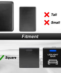 Fitment guide for LED Light Bar Push Button Switch With Blue Backlight And Short Circuit Protection, square shape compatibility