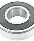 SKF Power Steering Pump Shaft Bearing 62032RSJ, tapered roller, front view, fits AMC Audi Buick Cadillac Chevrolet Chevy Dodge Ford GMC Honda