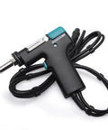 Replacement Desoldering Suction Gun Handpiece for 948D Series desoldering stations, black with pro grade grip.