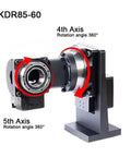High Performance Fourth And Fifth Axis Electric Hollow Rotary Platform Delivers Dead On Precise Indexing For Cnc Machining with 360° rotation