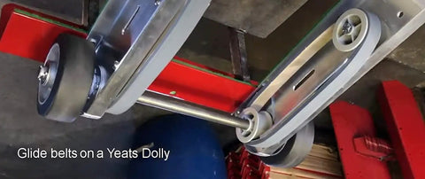 Sturdy 71 Inch Aluminum Appliance Dolly With Thick Felt Pads And Secure Ratchet Straps Moves Heavy Washers Dryers And Water Heaters Up To 500 Pounds No Sweat Built Tough Makes Moving Feel Easy Made In Usa