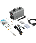 Stainless Steel Weld Cleaning Machine 110V 1000W Brush Type Bead Processor with accessories for metal weld cleaning.