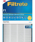 F1 Room Air Purifier Filter True HEPA Premium Allergen Bacteria And Virus Capture 12 x 6.75 inch 4 Pack packaging