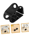 Adjustable Tube Pinch Valve Clamps For Lab Tubing, Flow Control Clips For Liquids, black plastic clamp on white background