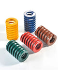 Heavy Duty 20X10X75 mm Alloy Steel Compression Spring Perfect For Industrial Mold Loading in five colors.