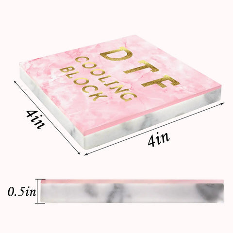 Cooling Block For DTF Transfers Fast Cold Peel Printing Tool For DTF Powder Transfer Film And Sublimation Perfect Pink Accessory