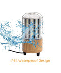 IP64 waterproof design of Beast Mode Bright 150W Tripod Work Light With 21000 Lumens Corded Led Stand Up Light 360 Degree Omnidirectional Lighting For Workshops And Job Sites Lights Up A Basketball Court Sized Space