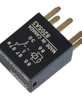 G8V-1C7T-R-DC12 12V 35A 5-Pin Marine Relay, heavy-duty shielded, shown with gold pins, suited for boat electrical systems.