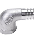 Stainless Steel 5/8 Inch Hose Barb To 1/2 Inch Female NPT 90 Degree Elbow Pipe Fitting For Home Brew, Barbed Connector