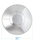 Patio Heater Reflector Shield Top Aluminum Dome For Outdoor Propane Heaters 33 Inch Diameter Round Replacement Part With 3 Hole Mount