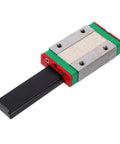 Top Tier High Precision MGN12H Linear Guide Rail Kit With Smooth Bearing Steel Slider Blocks For 3D Printers And CNC Machines That Rock. MGN12H steel linear guide rail and slider block close-up