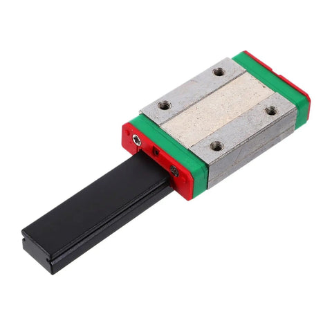 Rock Solid Metal Linear Motion Guide Slider Mgn12h Miniature Ball Bearing Block with black rail for DIY CNC tools.