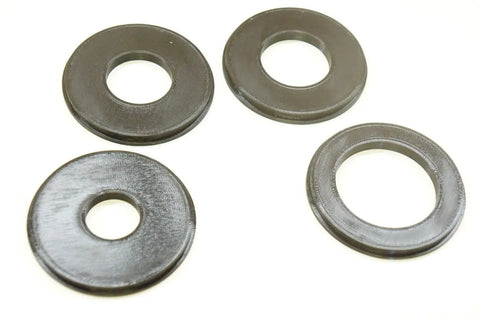 Four Piece Router Table Insert Ring Set Featuring Rock Solid 3.1 Inch Outer Diameter with 1 1.35 1.5 2 Inch Inner Sizes.